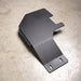Juggernaut Ford Ranger transfer case skid plate, product angle shot showing the aluminum plate