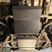 Juggernaut Mercedes Sprinter AWD skid plate package, mounting hardware detail