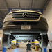 Juggernaut Mercedes Sprinter 4x4 engine and transmission skid plate mounting hardware close-up