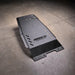 Juggernaut Super Duty Engine & Transmission Skid Plate, black powder-coated aluminum, product angle view