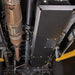 Close-up detail of Juggernaut Super Duty Fuel Tank Skid Plate mounting hardware