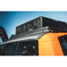 GearPOD ROOF storage box on Leitner ACS ROOF rack, Land Cruiser LC250 side close-up