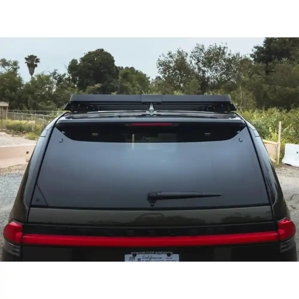 Lexus GX550 rear view with low-profile Leitner ACS ROOF rack