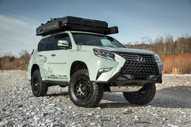 Lexus GX460 Rock Sliders by CBI Offroad - Installed View