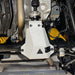 mounted view of Rival rear differential skid plate