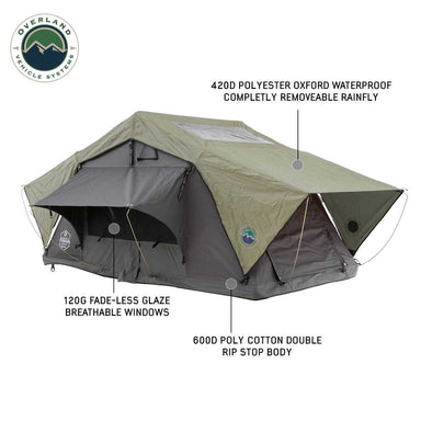 Overland Vehicle Systems Nomadic 2 Standard Roof Top Tent Details