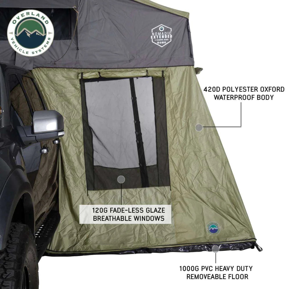 Overland Vehicle Systems Nomadic 3 Extended Roof Top Tent