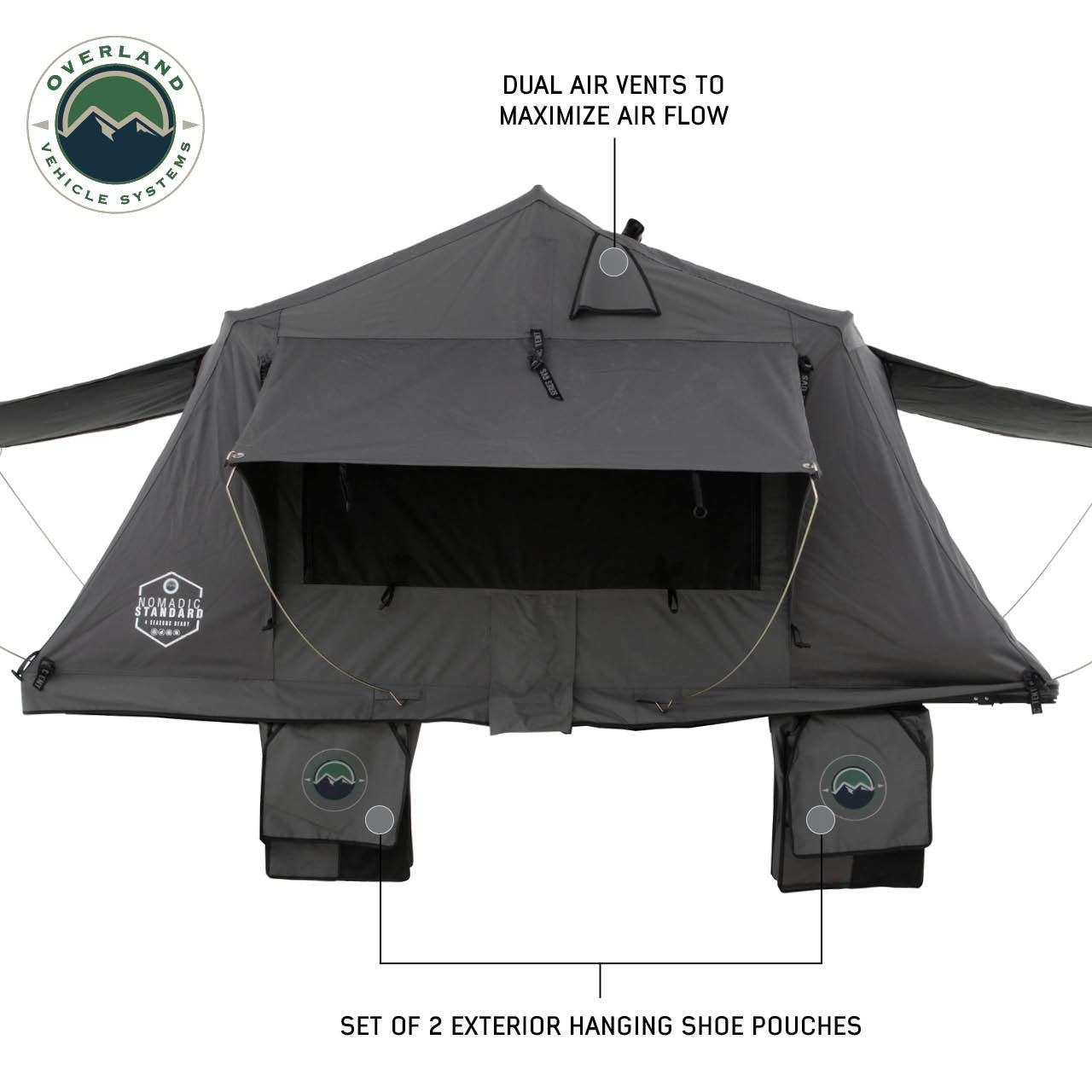 Overland Vehicle Systems Nomadic 3 Standard Roof Top Tent Preview