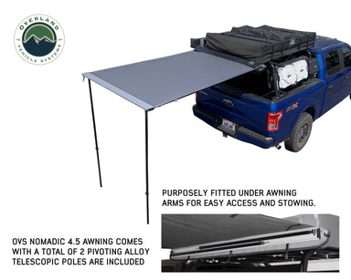 Overland Vehicle Systems Nomadic Awning 4.5' With Black Cover Details