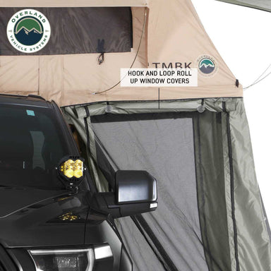 Overland Vehicle Systems Tmbk Roof Top Tent Annex Green Base With Black Floor