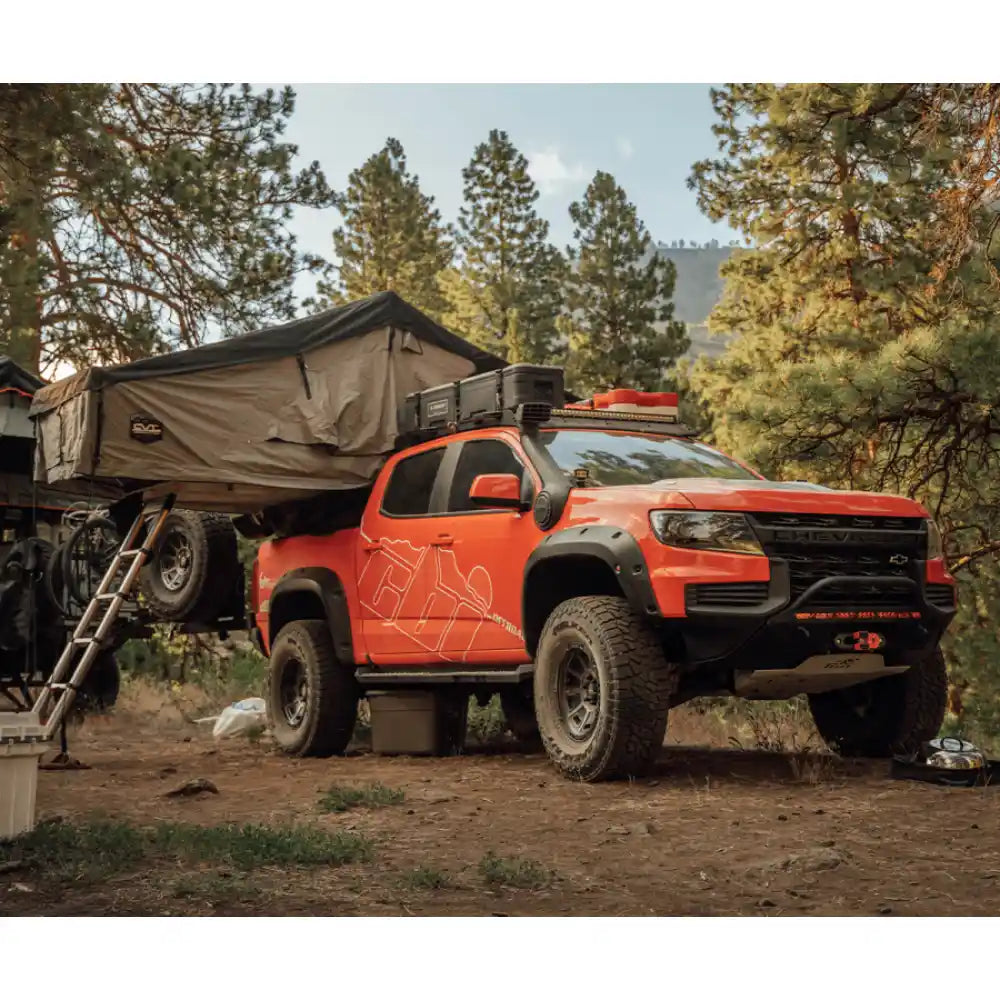 Chevy Colorado Overlanding with Prinsu Rack