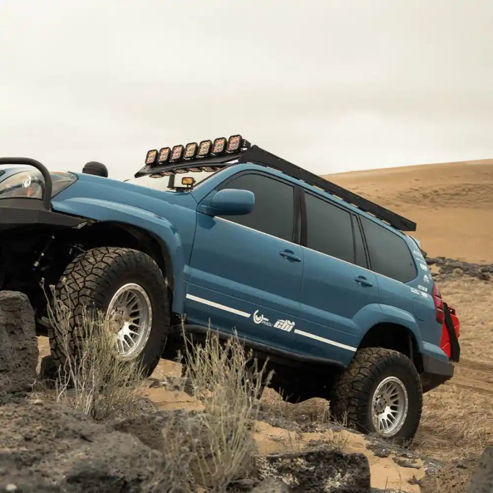Lexus GX470 Prinsu Pro Roof Rack Side View