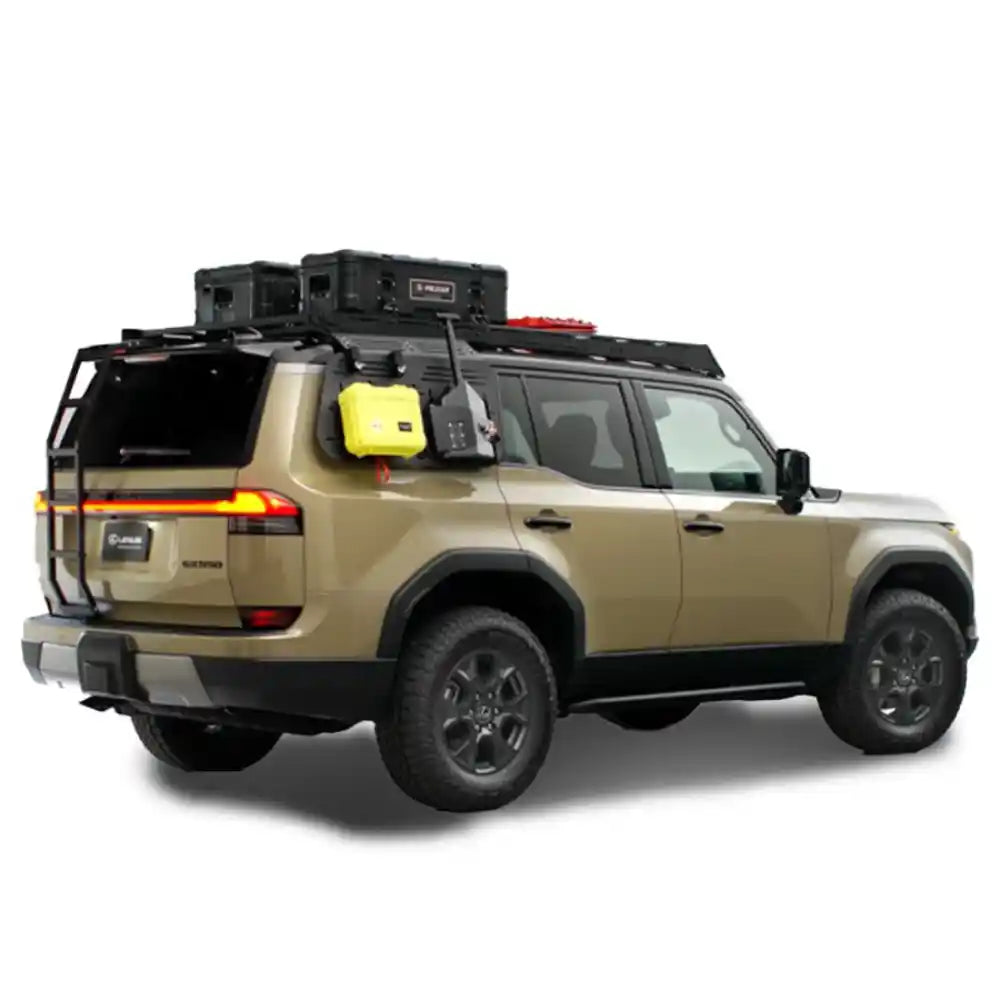 Prinsu Pro Lexus GX550 Roof Rack - Full Vehicle Shot