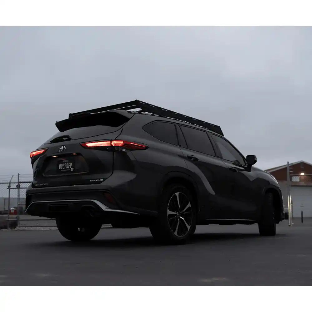 Prinsu Pro Roof Rack - Toyota Highlander Side View