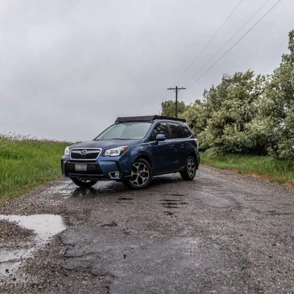 Subaru Forester Prinsu Rack Side View Installation