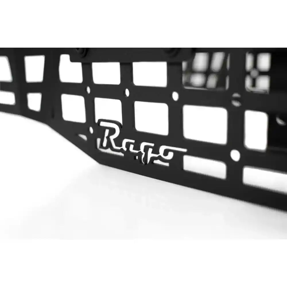 Rago 4Runner center console Molle panel with logo, close-up
