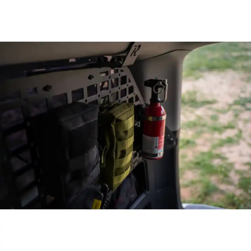 Rago 4Runner Molle panel with gear mounted, side view