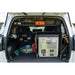 Rago 4Runner Molle storage shelf with cargo, rear view