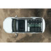 Rago roof rack with gear on 4Runner, overhead close view