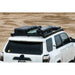 Rago 4Runner roof rack with mounted gear, rear view