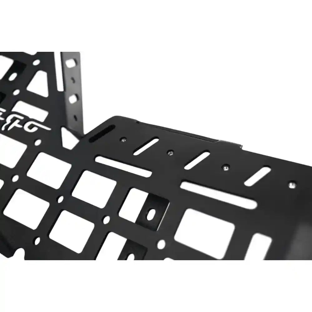 Rago center console Molle panel grid, close-up