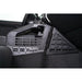 Rago center console Molle panels installed, close-up