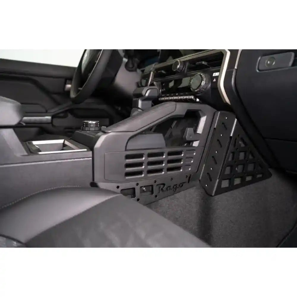 Rago center console Molle panels installed