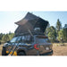 6th Gen 4Runner with rooftop tent and Rago external Molle panels in forest