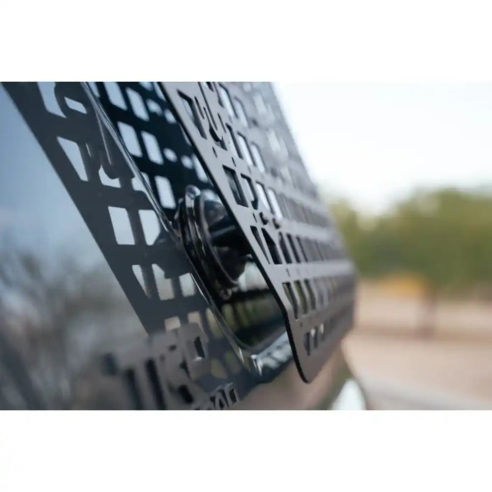 Rago external Molle panel on 4Runner, side close-up