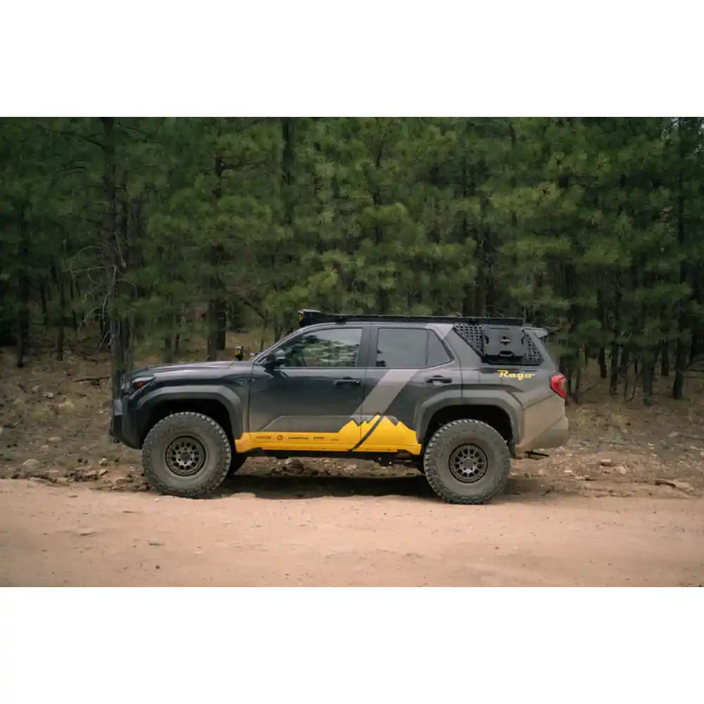 6th Gen 4Runner with Rago external Molle panels, side view