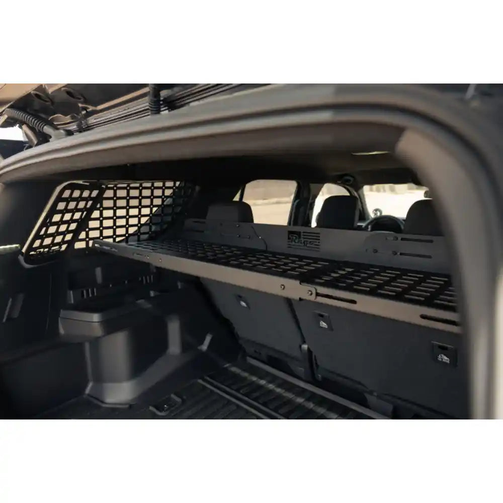 Rago Molle storage shelf inside 6th Gen 4Runner