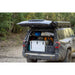 2025 Toyota 4Runner with Rago storage shelf, rear view outdoors