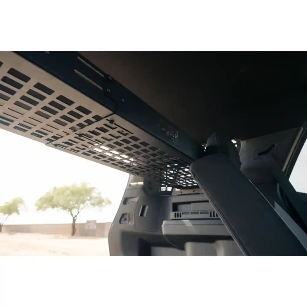 Rago 4Runner storage shelf and Molle panels, close-up