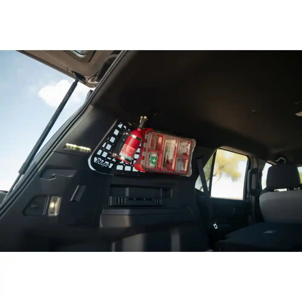 Rago Molle panels in 4Runner rear cargo area