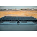 Low-profile Rago crossmembers on 4Runner roof rails, side view