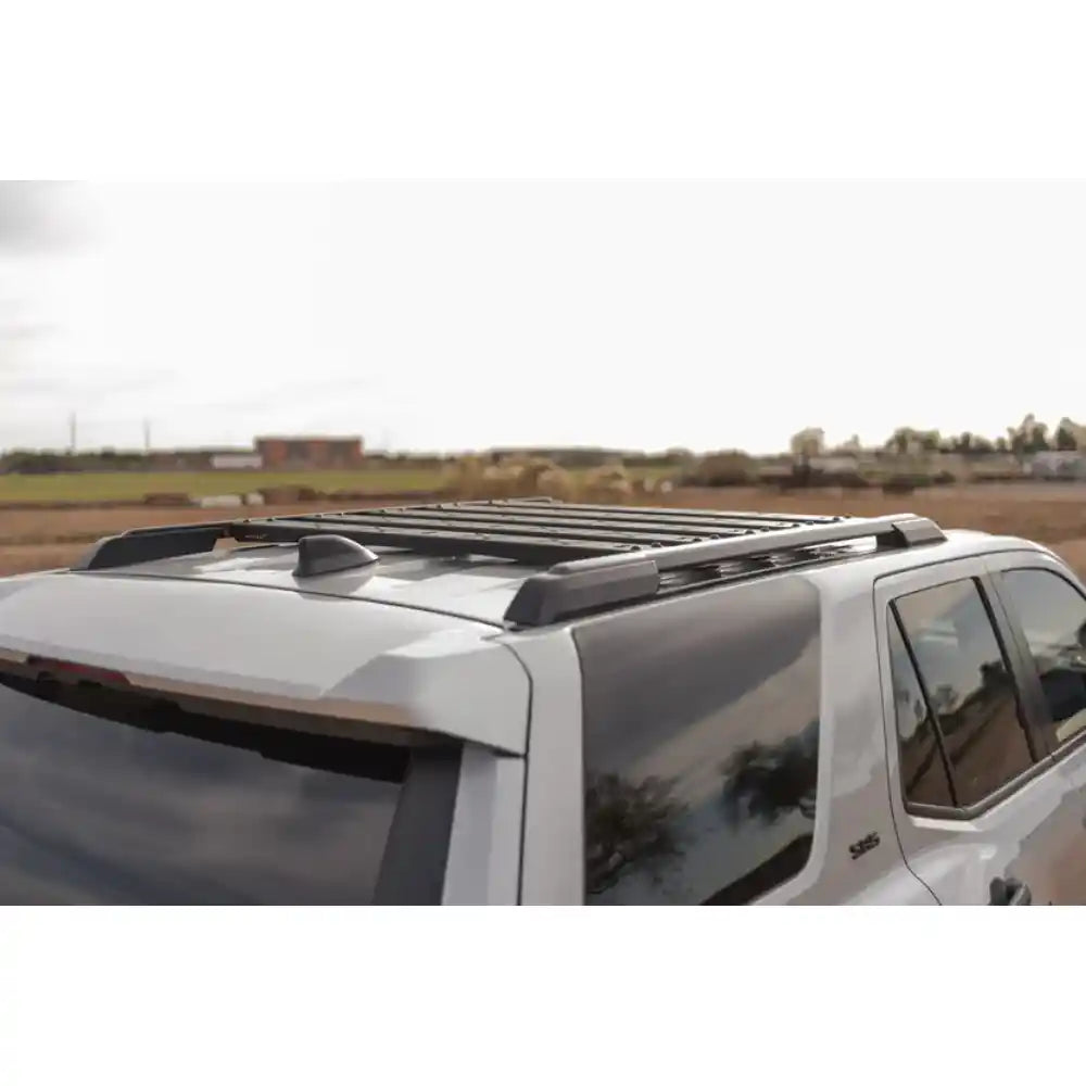 Silver 2025 Toyota 4Runner with Rago crossmembers, side view