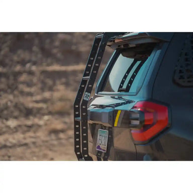Rago rear hatch ladder installed on 2025 Toyota 4Runner, rear three-quarter