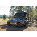 Toyota 4Runner camping in forest with rooftop tent on Rago roof rack