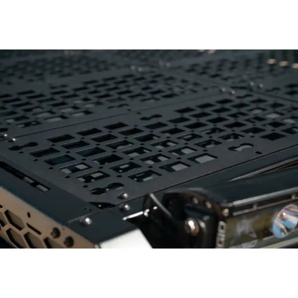 Rago roof rack Molle decking panel, close-up