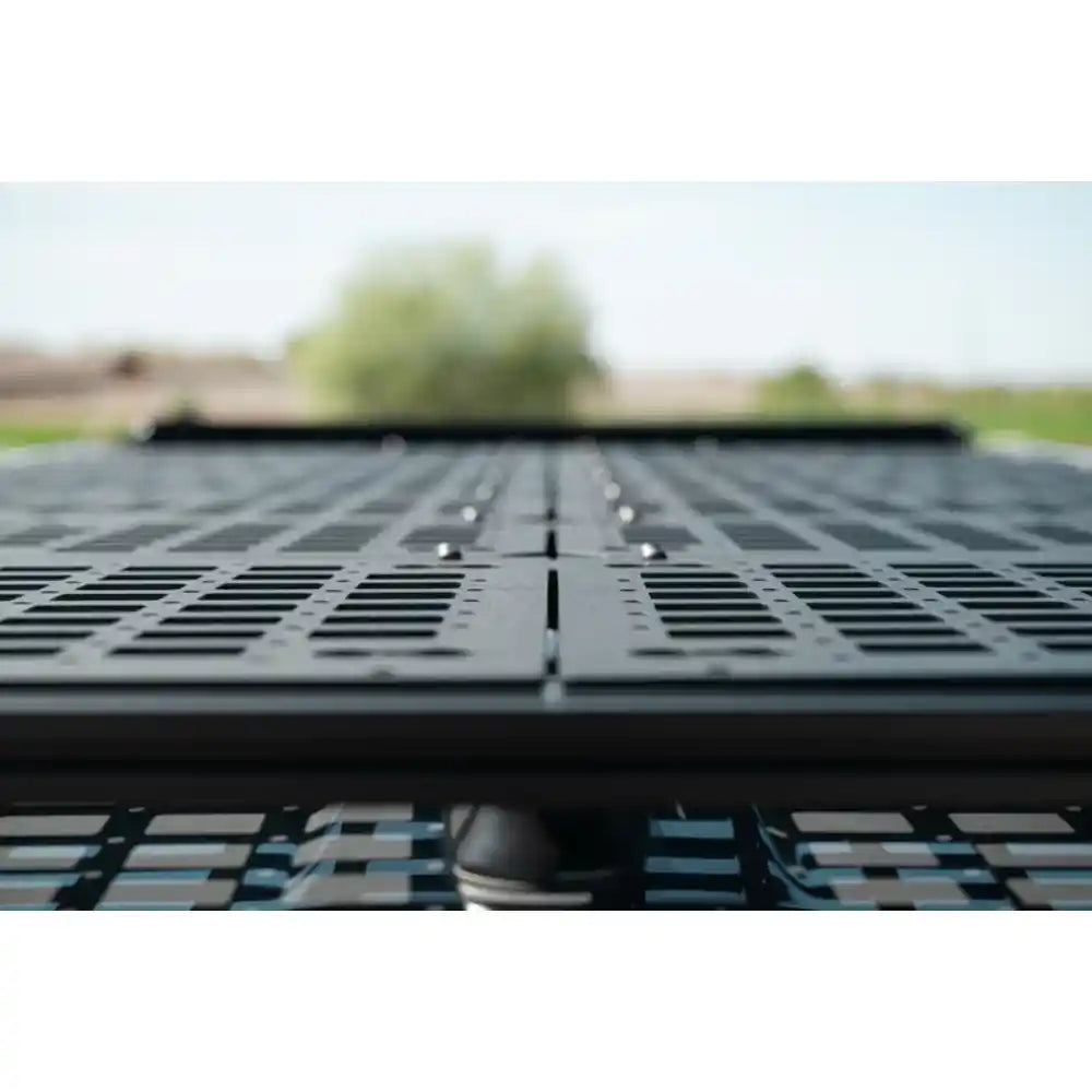 Rago roof rack decking panels, low level view