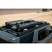 Rago 4Runner roof rack loaded with gear boxes, top view