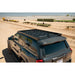 2025 Toyota 4Runner with Rago roof rack, rear three-quarter elevated view