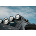 Six round lights on Rago 6th Gen 4Runner roof rack, view from below