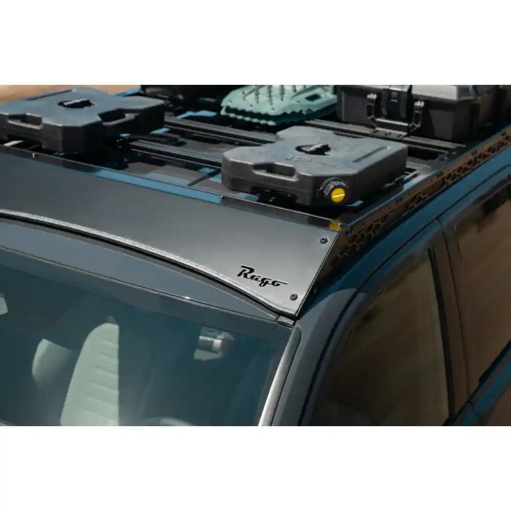 Rago 6th Gen 4Runner roof rack with gear and accessories mounted