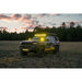 Toyota 4Runner at dusk with amber Baja Designs LP6 lights on