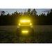 4Runner at night with Baja Designs LP6 roof lights on, front view