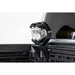Chase light mounted on Rago accessory bracket in truck bed