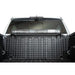 Light bar mounted on Rago bed rail brackets in Toyota Tacoma bed