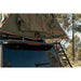 Rooftop tent on Rago crossmembers, close-up