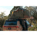 GX 550 with rooftop tent on Rago crossmembers, rear view